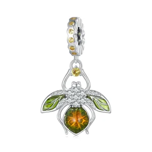(immagine per) Pendente Charm a forma di ape di limone in stile Pandora - BSC882
