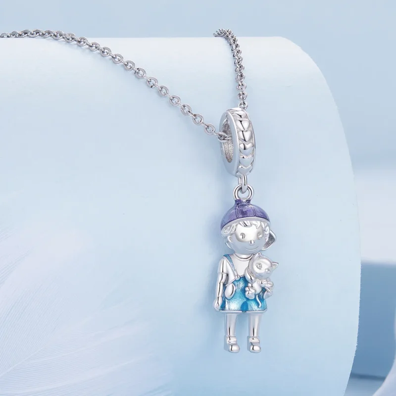 (immagine per) Pendente Charm Stile Pandora Bambino - BSC877 - Visualizza 2