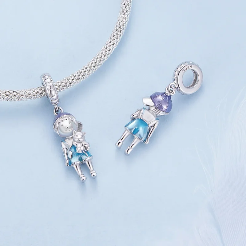 (immagine per) Pendente Charm Stile Pandora Bambino - BSC877 - Visualizza 4