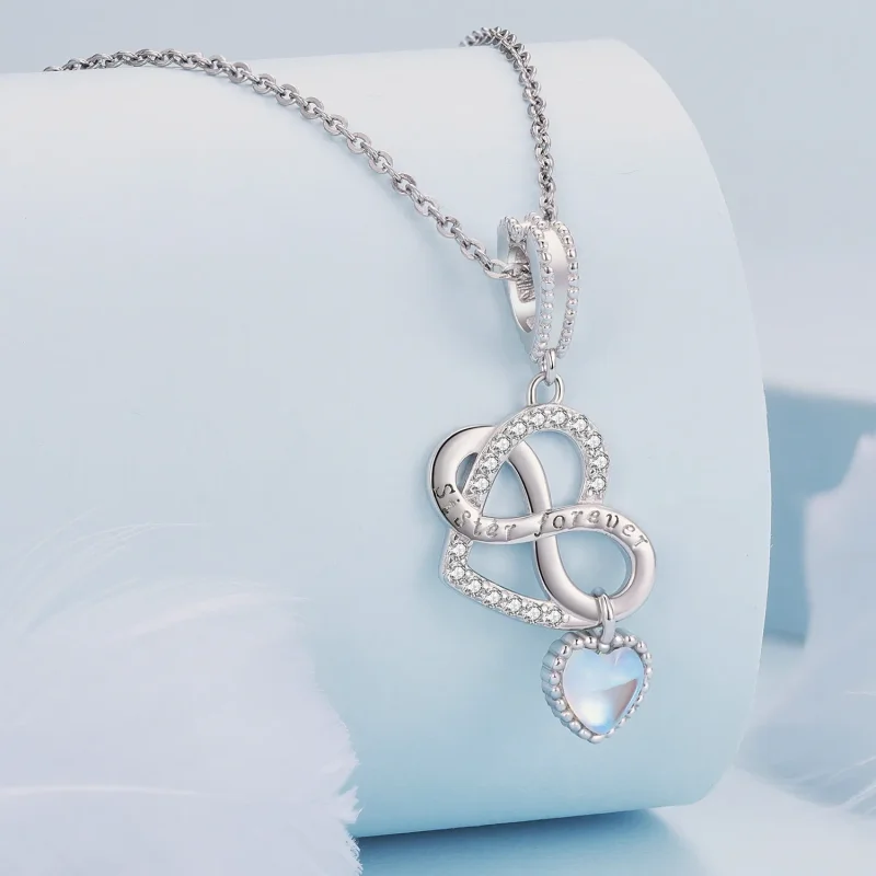 (immagine per) Pendente ciondolo a forma di cuore stile Pandora per sorella - BSC860 - Visualizza 2