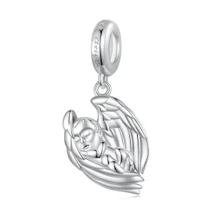 (immagine per) Pendente di Charm a forma di angelo bambino stile Pandora - BSC851