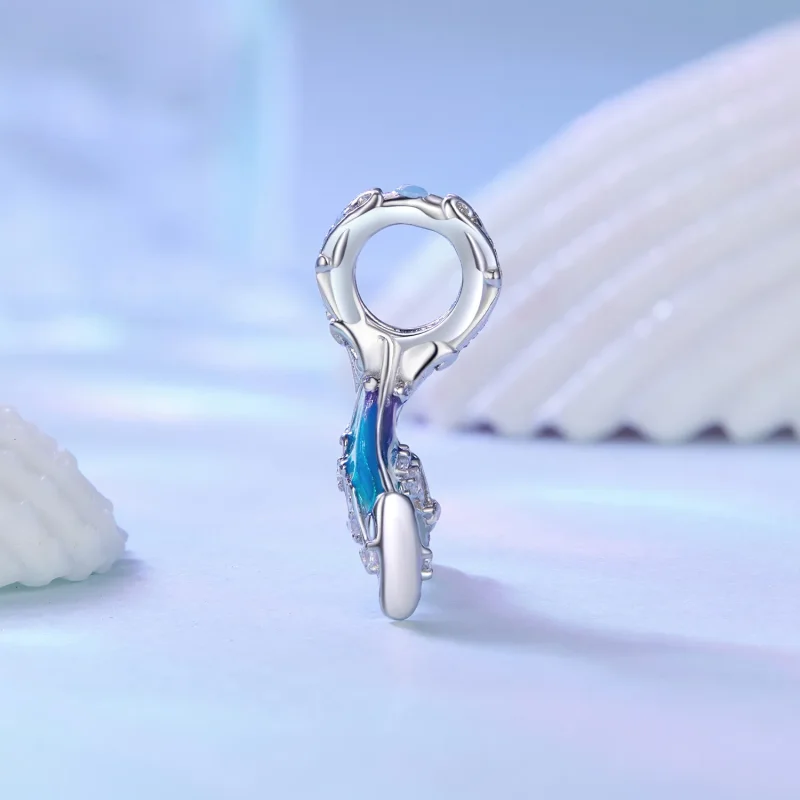(immagine per) Pendente di stile Pandora a forma di coda di sirena - BSC876 - Visualizza 3