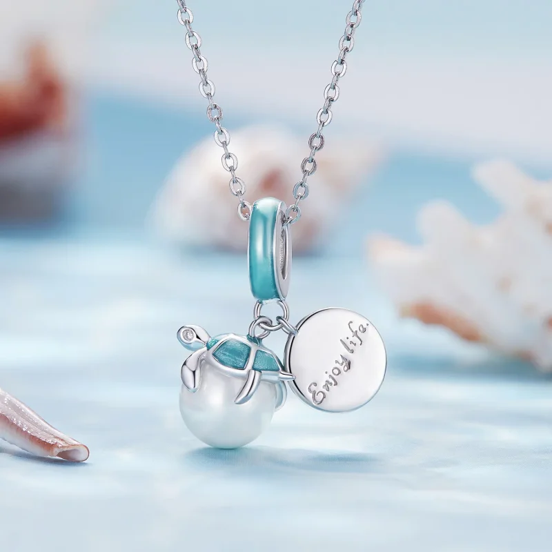 (immagine per) Stile Pandora Goditi la vita delle tartarughe marine Ciondolo Charm - SCC2506 - Visualizza 2