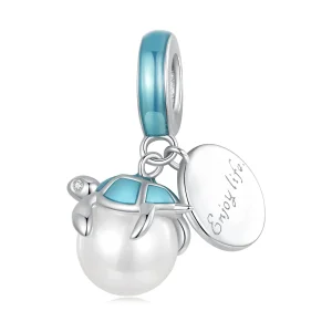 (immagine per) Stile Pandora Goditi la vita delle tartarughe marine Ciondolo Charm - SCC2506
