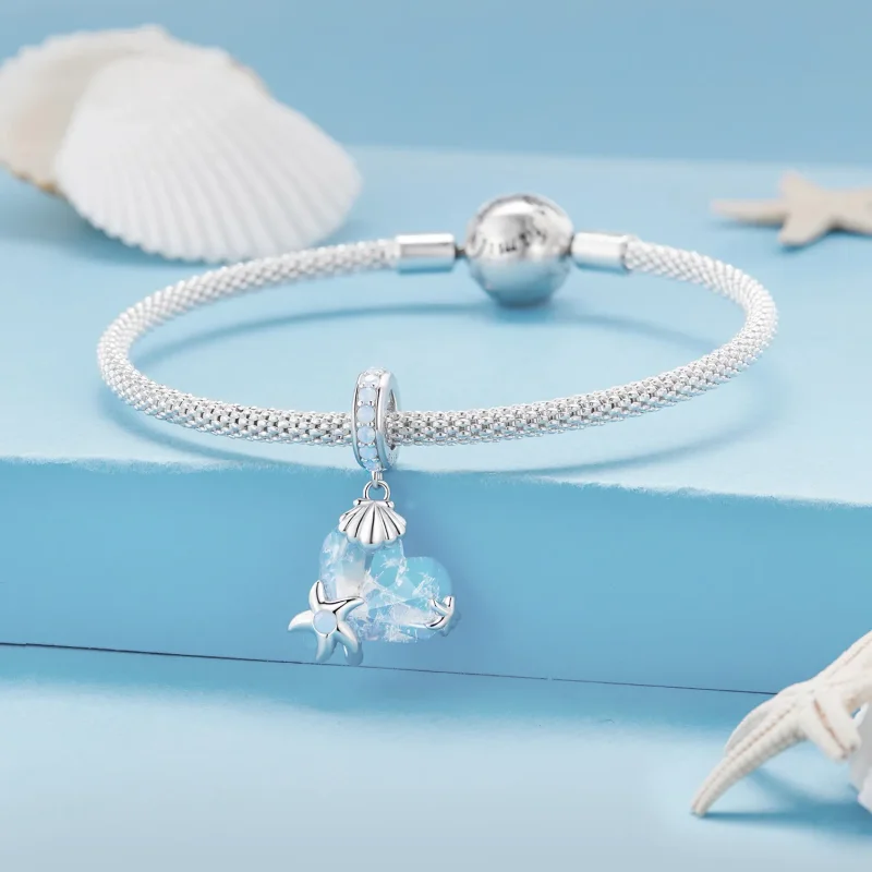 (immagine per) Stile Pandora Il Ciondolo Charm del Mondo Sottomarino - BSC869 - Visualizza 3