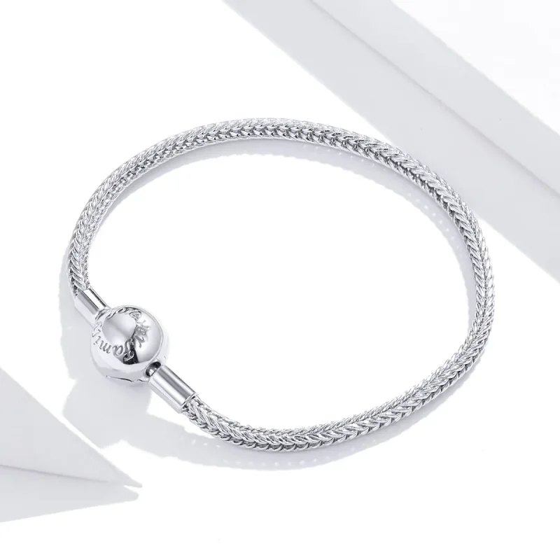 (immagine per) Bracciale tipo Pandora ama per sempre la catena del serpente - SCB201 - Visualizza 2