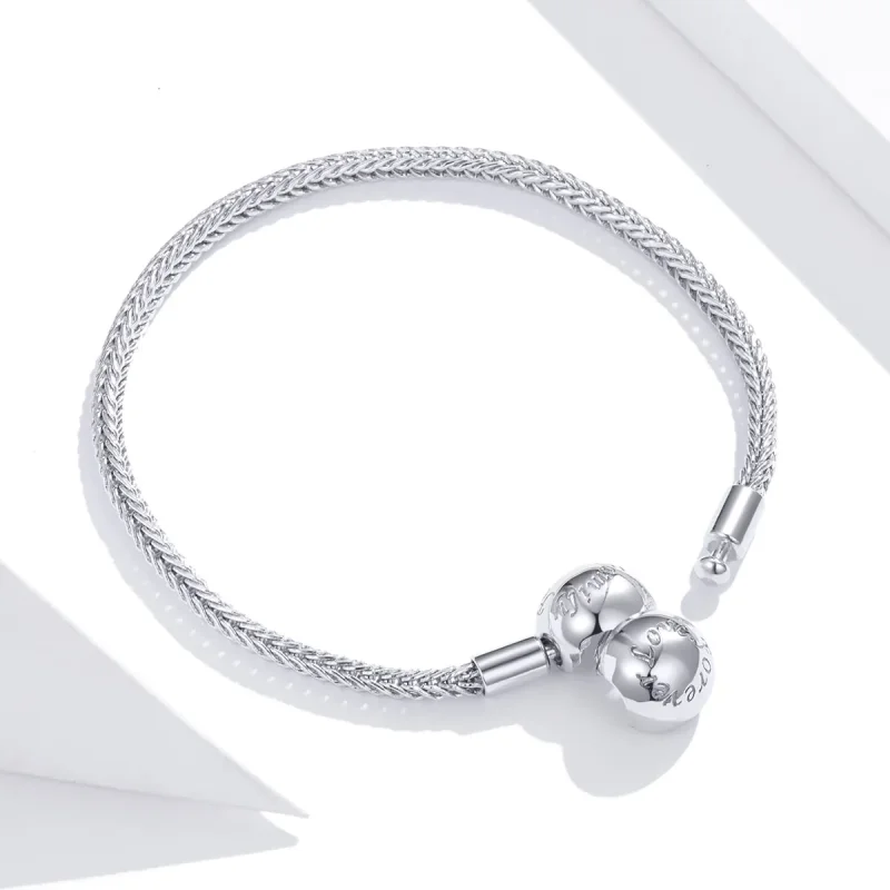 (immagine per) Bracciale tipo Pandora ama per sempre la catena del serpente - SCB201 - Visualizza 4