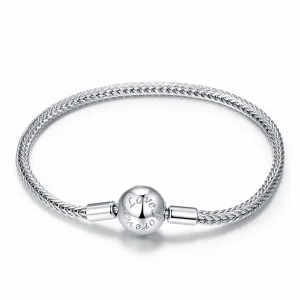 (immagine per) Bracciale tipo Pandora ama per sempre la catena del serpente - SCB201