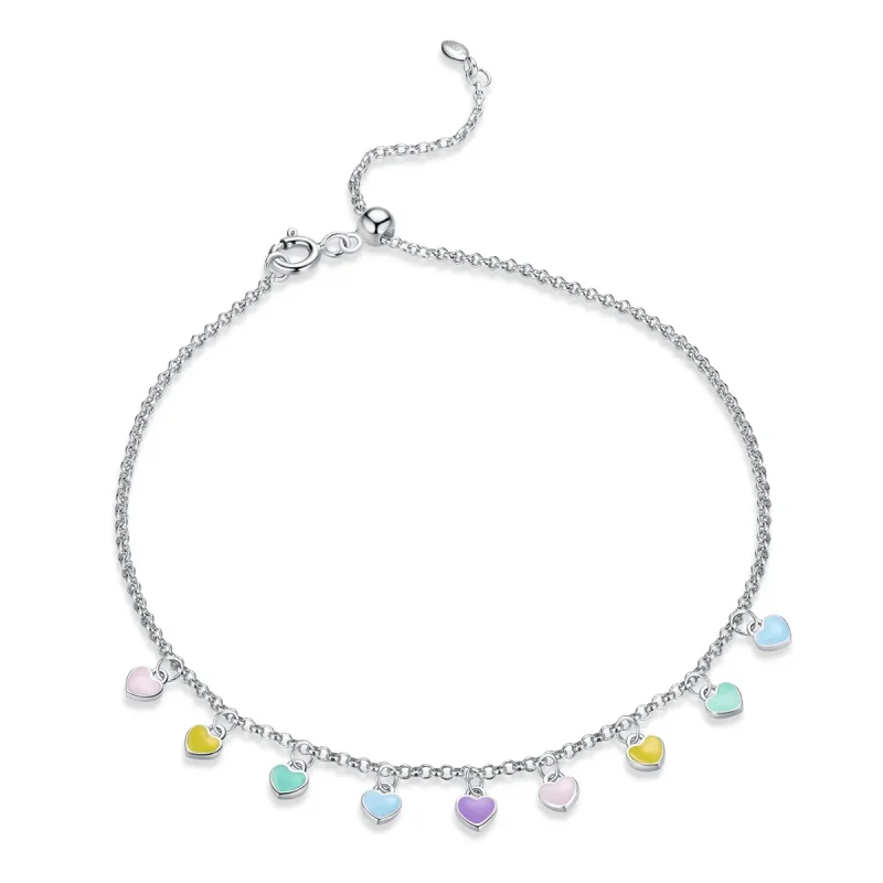 (immagine per) Bracciale tipo Pandora Amore arcobaleno - SCT020