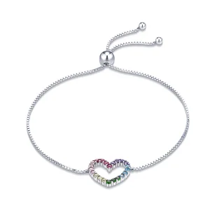 (immagine per) Bracciale tipo Pandora Amore per l'arcobaleno - SCB216