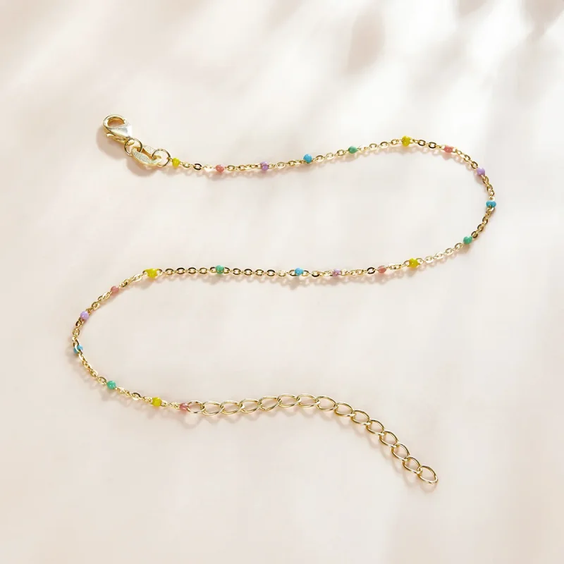 (immagine per) Bracciale tipo Pandora Arcobaleno - SCB211 - Visualizza 2