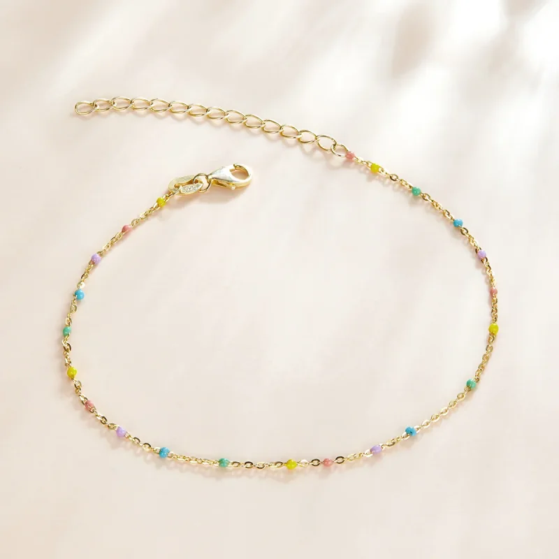 (immagine per) Bracciale tipo Pandora Arcobaleno - SCB211 - Visualizza 3
