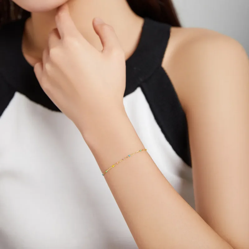 (immagine per) Bracciale tipo Pandora Arcobaleno - SCB211 - Visualizza 5