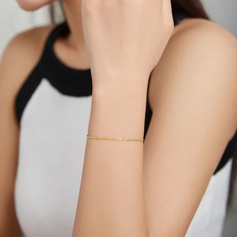 (immagine per) Bracciale tipo Pandora Arcobaleno - SCB211 - Visualizza 6