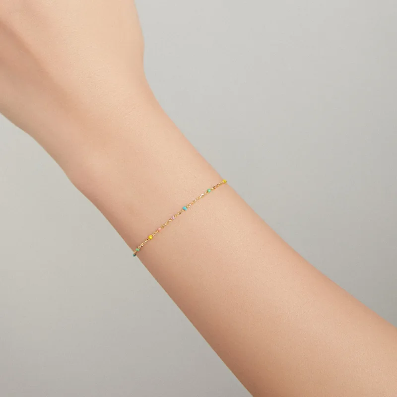 (immagine per) Bracciale tipo Pandora Arcobaleno - SCB211 - Visualizza 7