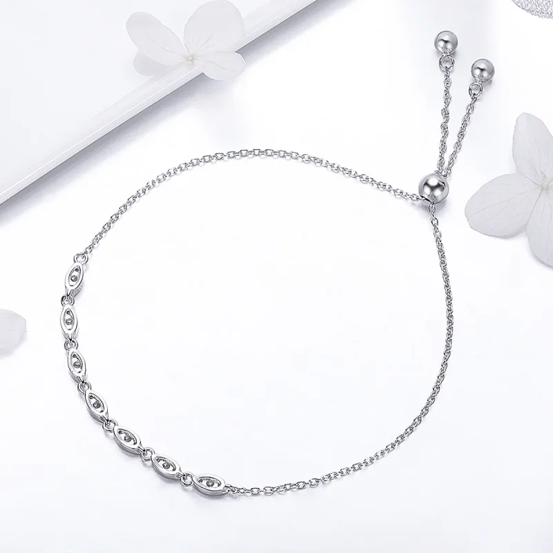 (immagine per) Bracciale tipo Pandora Bellezza della semplicità - SCB086 - Visualizza 3