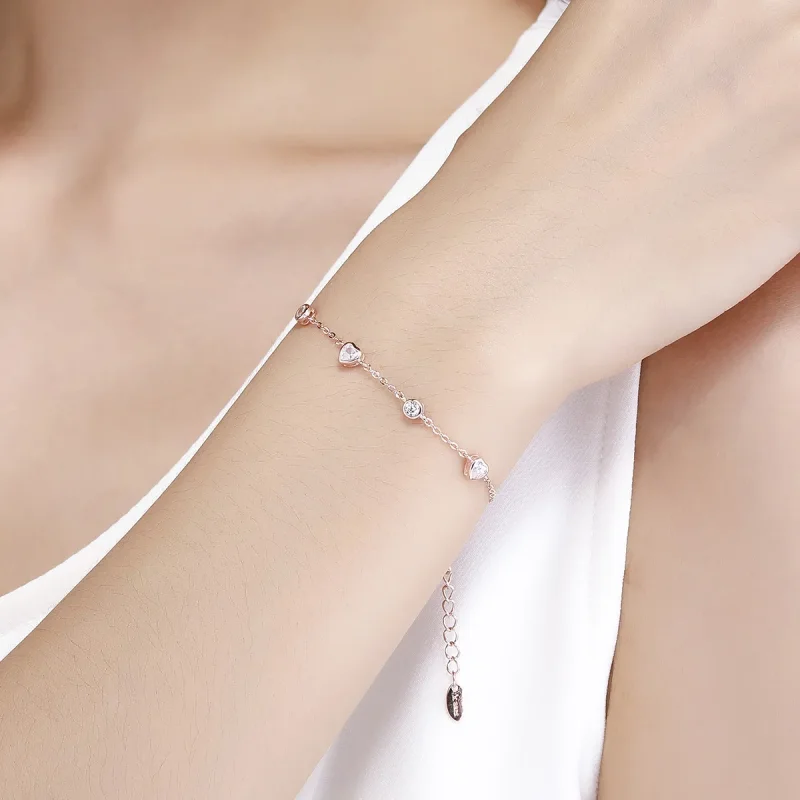 (immagine per) Bracciale tipo Pandora Bellezza della semplicità - SCB097 - Visualizza 2