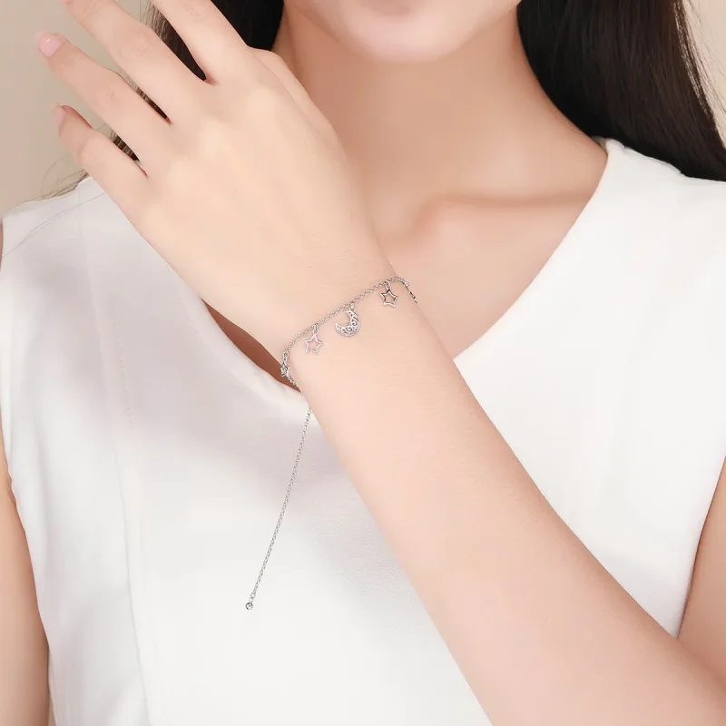 (immagine per) Bracciale tipo Pandora Cielo stellato - SCB107 - Visualizza 2