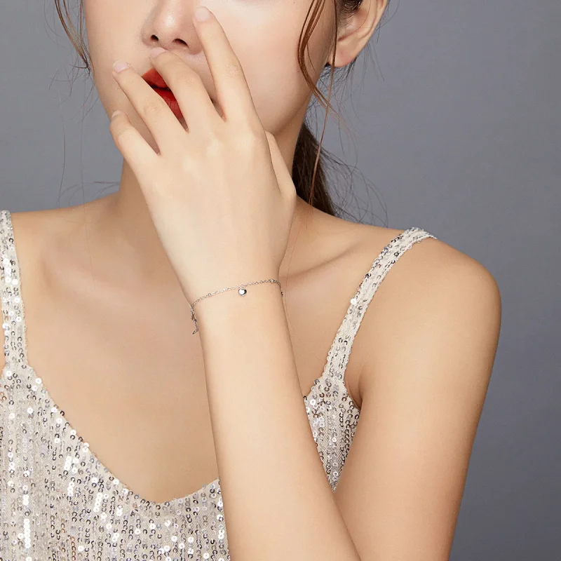 (immagine per) Bracciale tipo Pandora Cuore amorevole - SCB191 - Visualizza 6