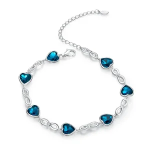 (immagine per) Bracciale tipo Pandora Cuore dell'Oceano - SCB163