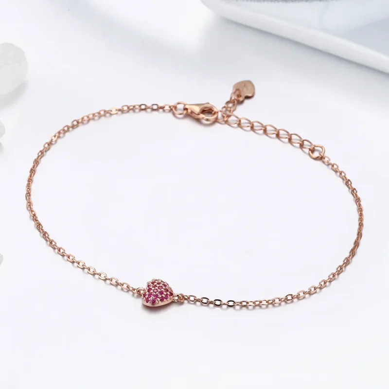 (immagine per) Bracciale tipo Pandora Cuore elegante - SCB050 - Visualizza 3