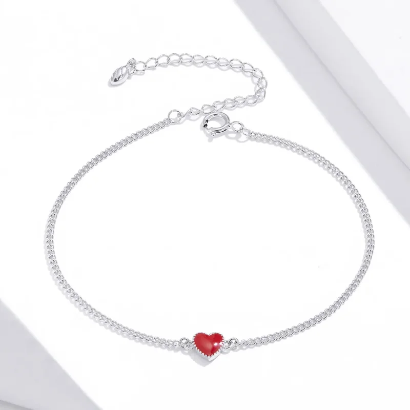 (immagine per) Bracciale tipo Pandora Cuore - SCB182 - Visualizza 3