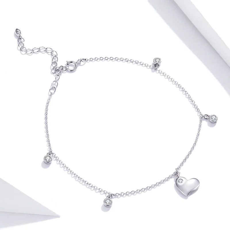 (immagine per) Bracciale tipo Pandora Cuore - SCT021 - Visualizza 2