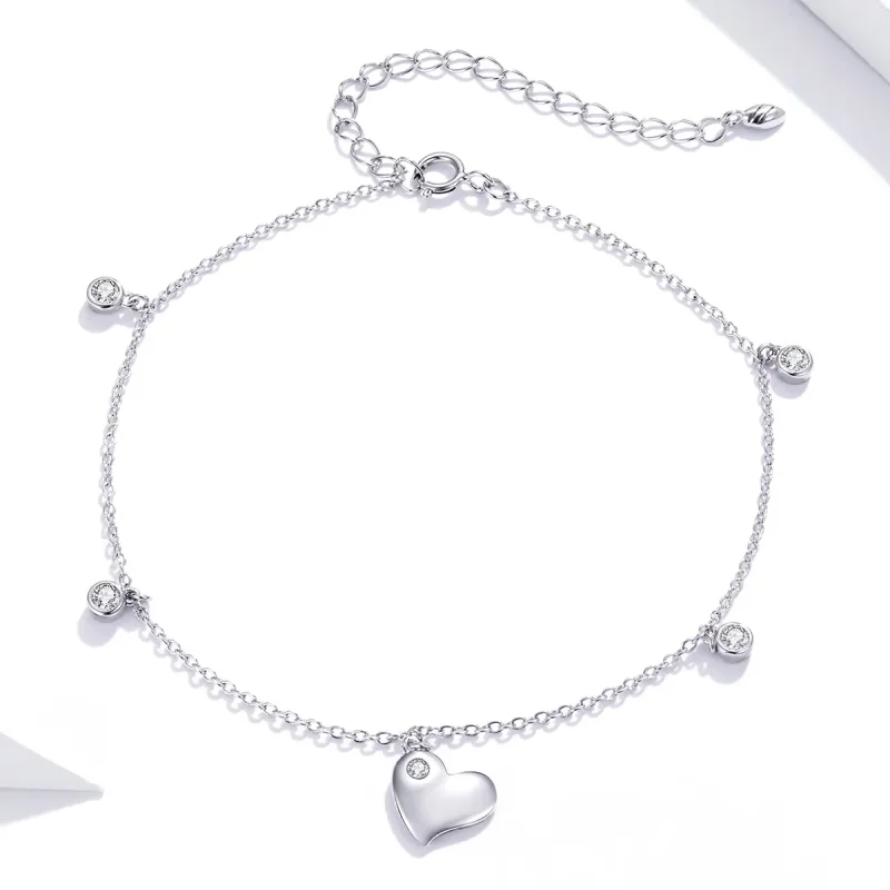 (immagine per) Bracciale tipo Pandora Cuore - SCT021 - Visualizza 4
