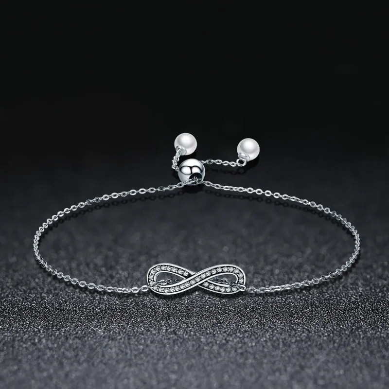 (immagine per) Bracciale tipo Pandora Eleganza infinita - SCB056 - Visualizza 3
