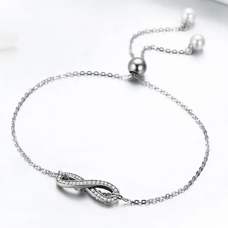(immagine per) Bracciale tipo Pandora Eleganza infinita - SCB056 - Visualizza 4