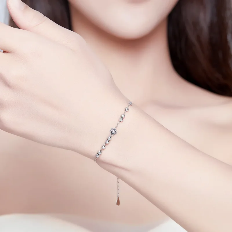 (immagine per) Bracciale tipo Pandora Fiori Margherita - SCB146 - Visualizza 2