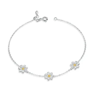 (immagine per) Bracciale tipo Pandora Fiori Margherita - SCB165