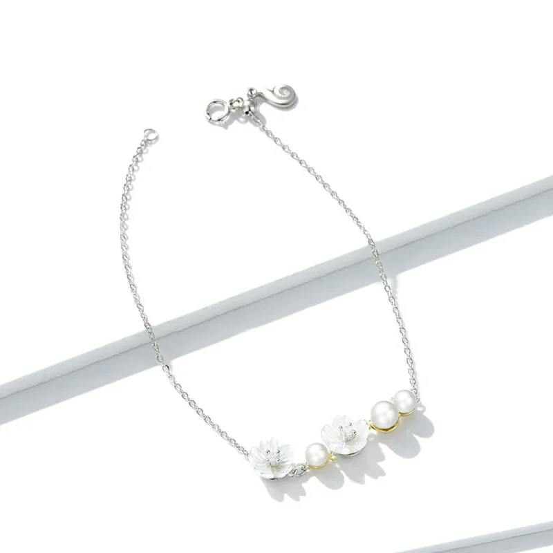 (immagine per) Bracciale tipo Pandora Fioritura - BSB024 - Visualizza 3