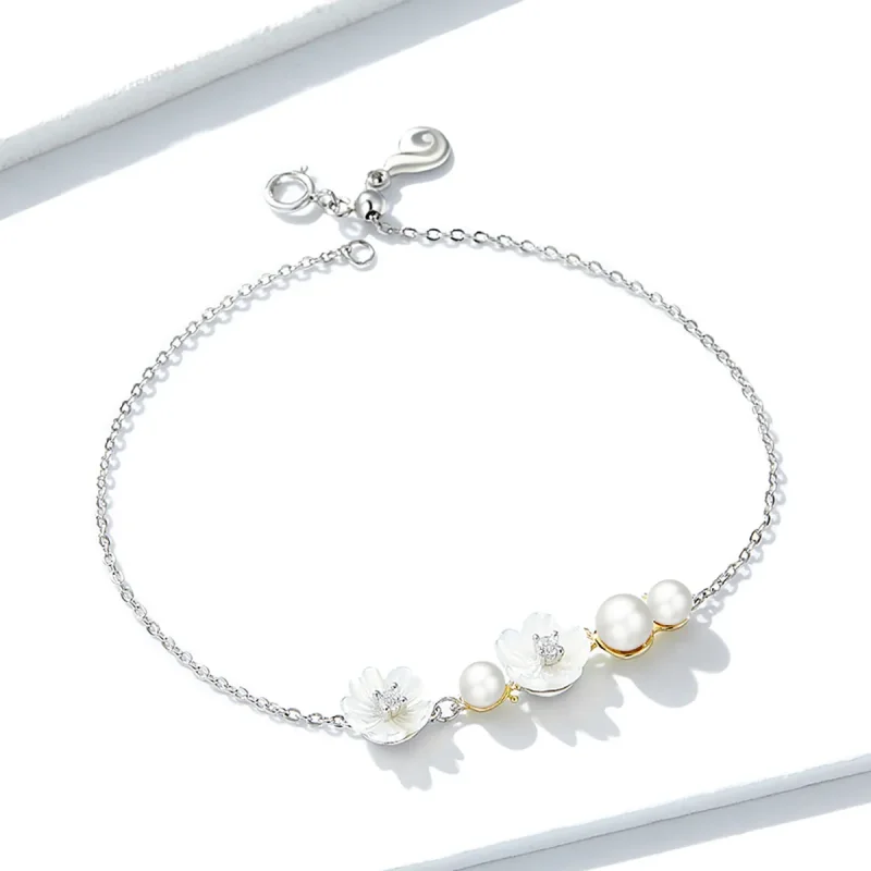 (immagine per) Bracciale tipo Pandora Fioritura - BSB024 - Visualizza 4