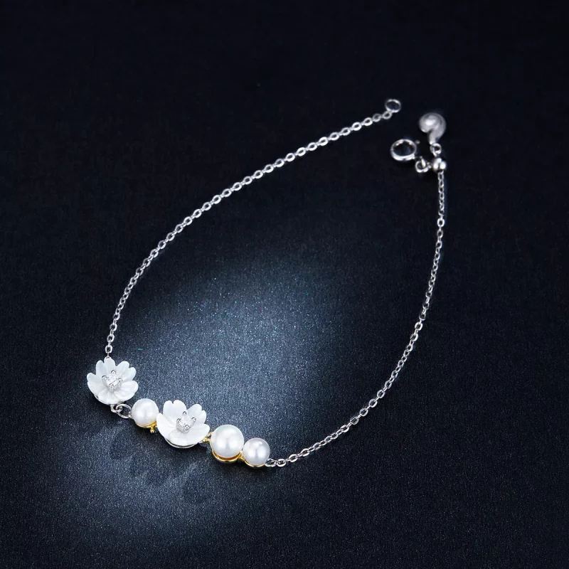 (immagine per) Bracciale tipo Pandora Fioritura - BSB024 - Visualizza 8