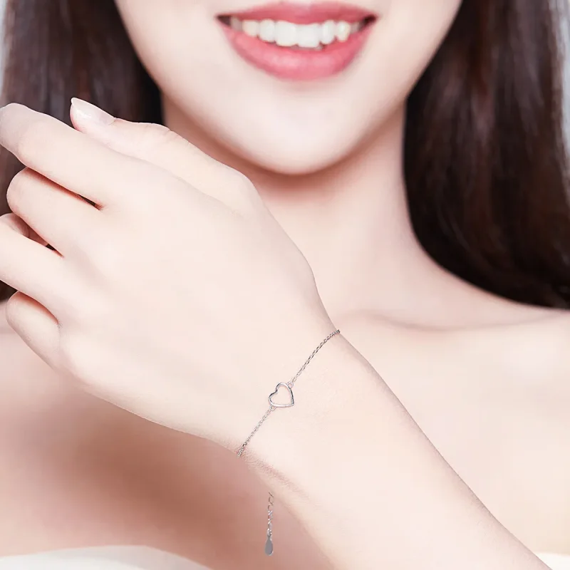 (immagine per) Bracciale tipo Pandora Forma d'Amore - SCB159 - Visualizza 2