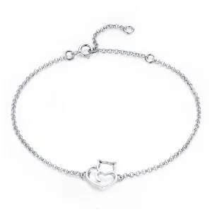 (immagine per) Bracciale tipo Pandora Gatto adorabile - SCB102