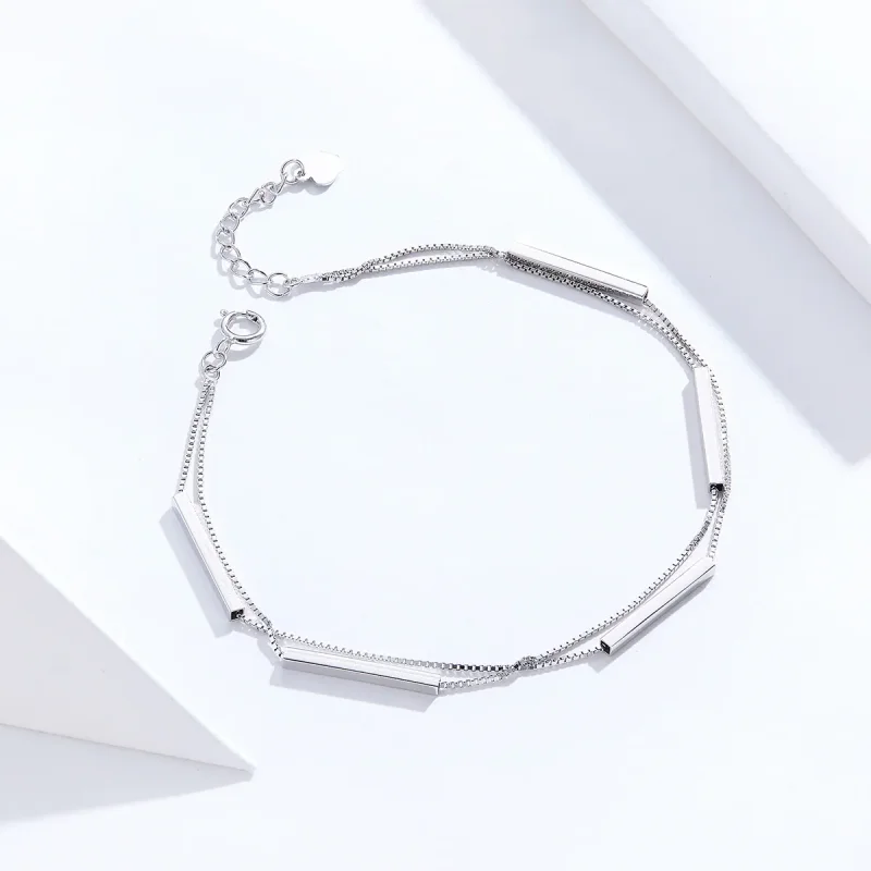 (immagine per) Bracciale tipo Pandora Geometria - SCB170 - Visualizza 3