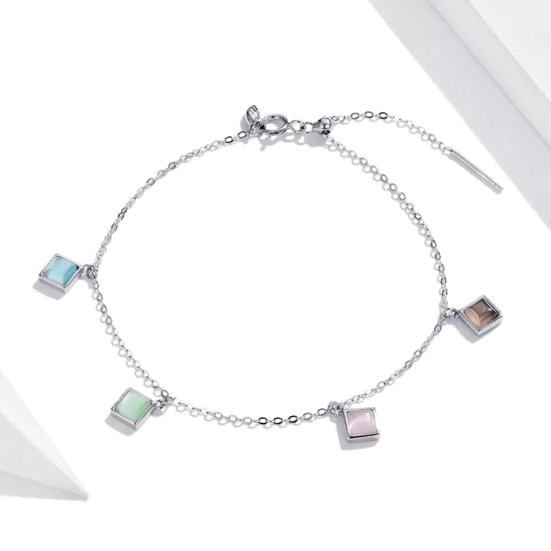 (immagine per) Bracciale tipo Pandora Geometria semplice - SCB224 - Visualizza 2