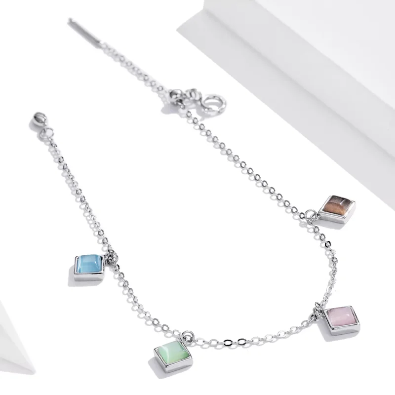 (immagine per) Bracciale tipo Pandora Geometria semplice - SCB224 - Visualizza 3