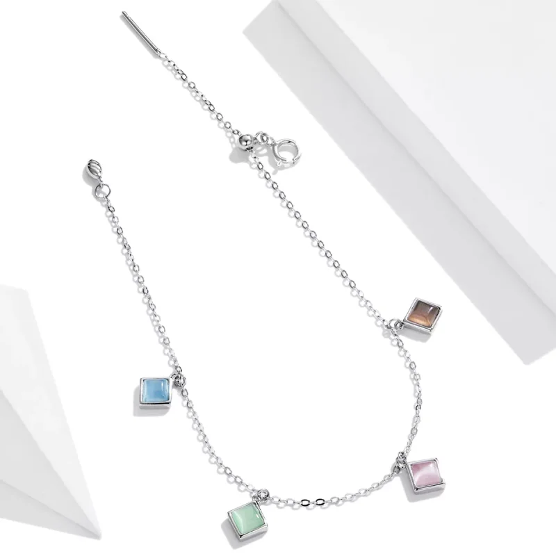 (immagine per) Bracciale tipo Pandora Geometria semplice - SCB224 - Visualizza 4