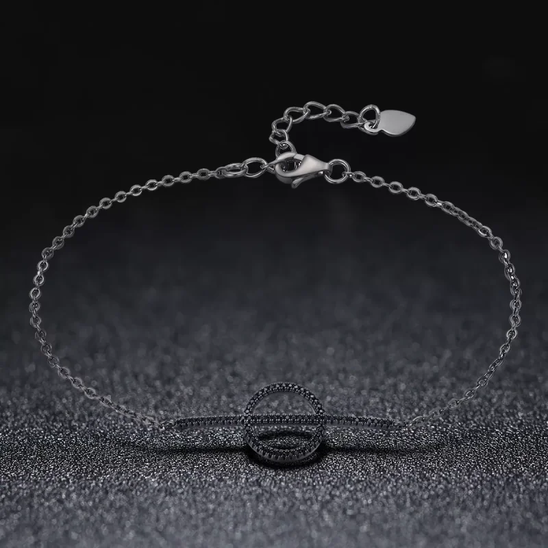 (immagine per) Bracciale tipo Pandora Geometria semplice - VSB011 - Visualizza 2