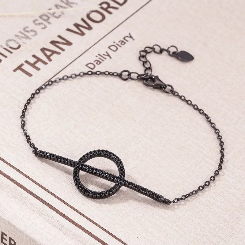 (immagine per) Bracciale tipo Pandora Geometria semplice - VSB011 - Visualizza 3