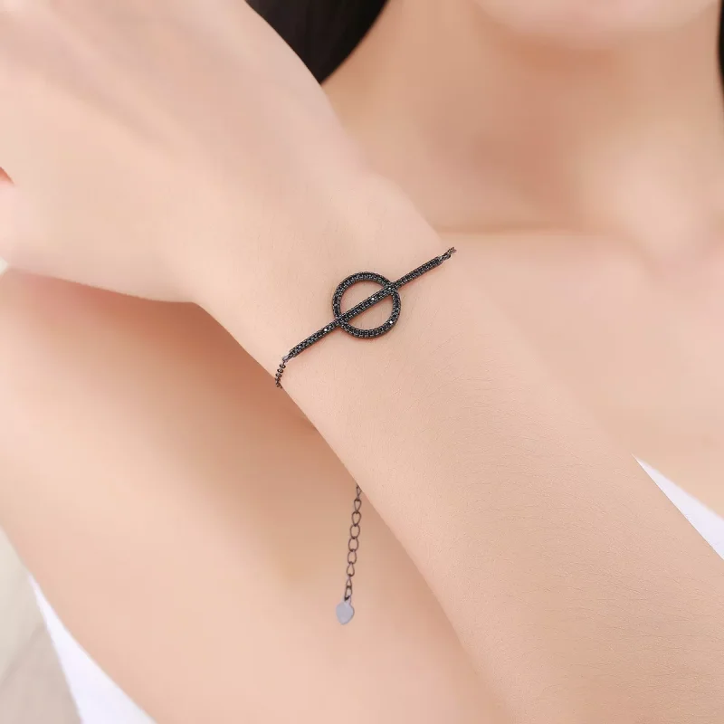 (immagine per) Bracciale tipo Pandora Geometria semplice - VSB011 - Visualizza 6