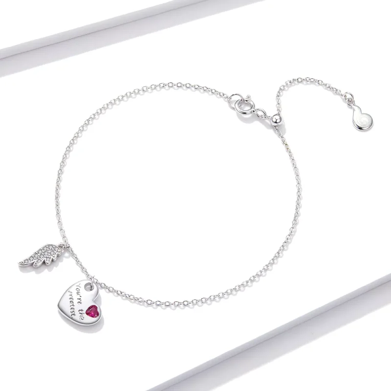 (immagine per) Bracciale tipo Pandora Lettera d'amore - BSB052 - Visualizza 2