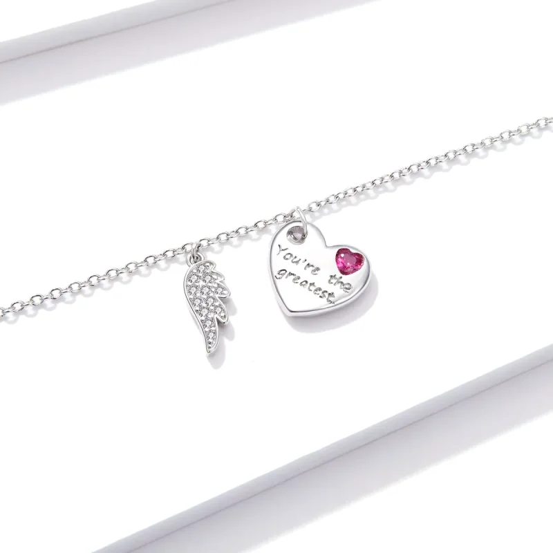 (immagine per) Bracciale tipo Pandora Lettera d'amore - BSB052 - Visualizza 4