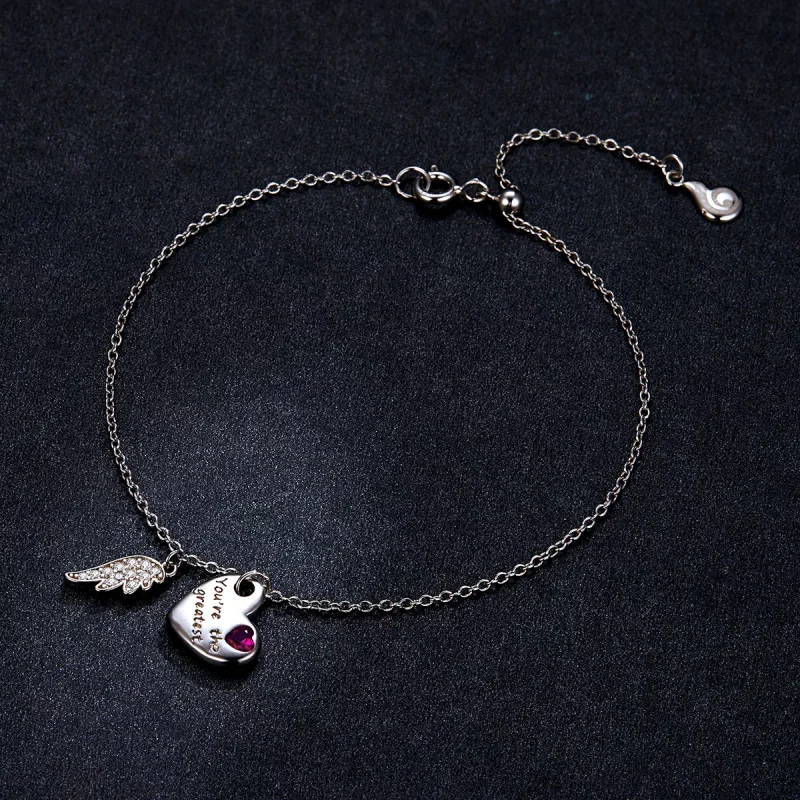 (immagine per) Bracciale tipo Pandora Lettera d'amore - BSB052 - Visualizza 8