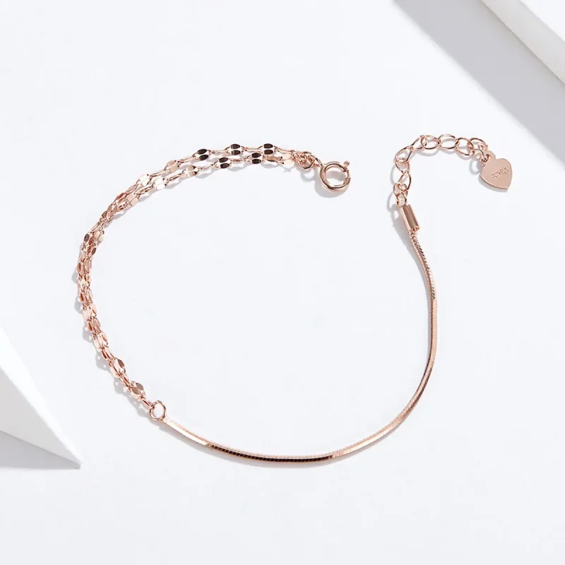 (immagine per) Bracciale tipo Pandora Linea semplice - SCB149 - Visualizza 3