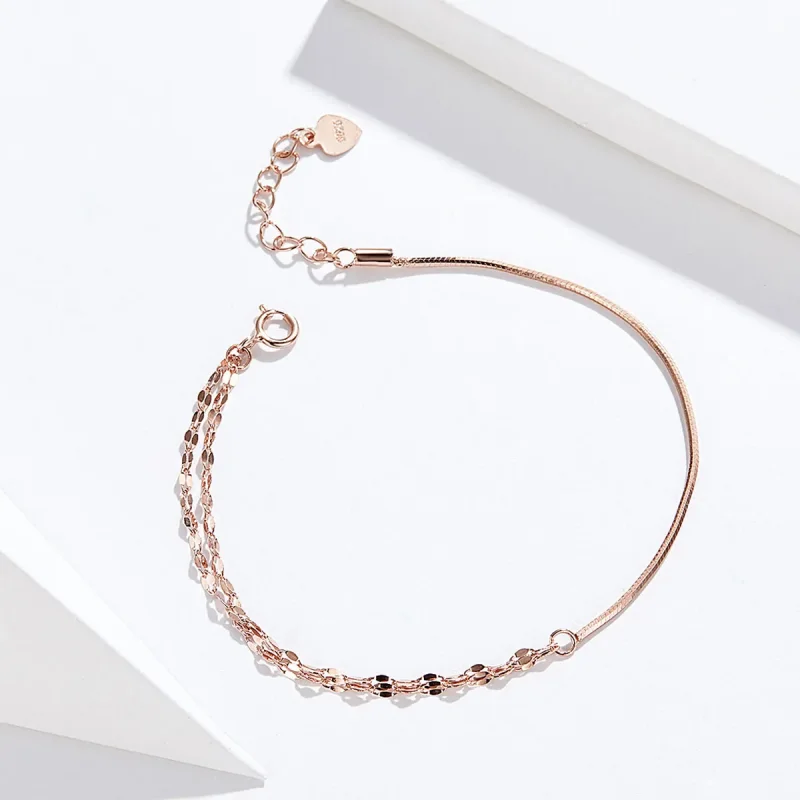 (immagine per) Bracciale tipo Pandora Linea semplice - SCB149 - Visualizza 4