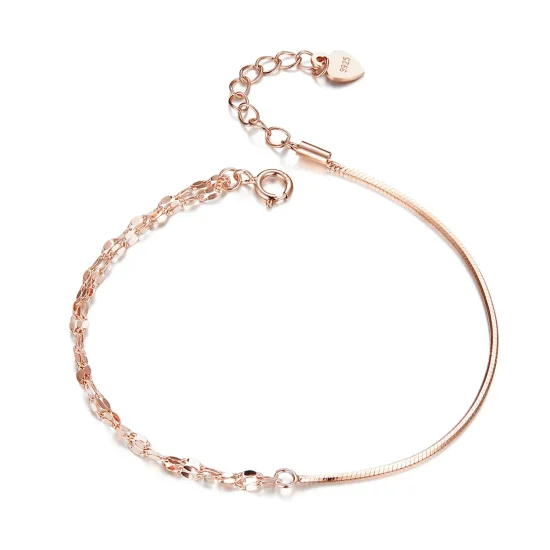 (immagine per) Bracciale tipo Pandora Linea semplice - SCB149